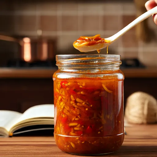 Mứt Ớt Chuông Đỏ và Hành Tây