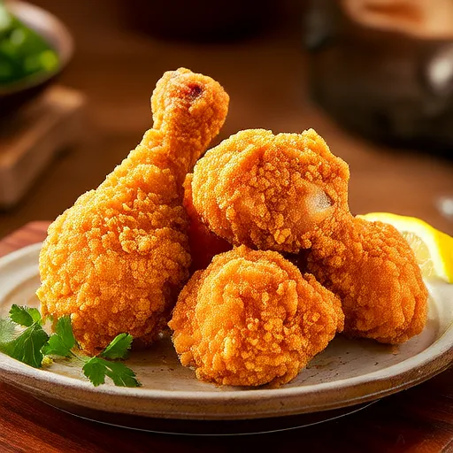Южные жареные куриные печёнки