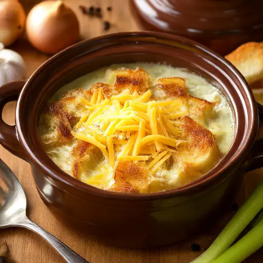 French Onion Soup with Celeriac