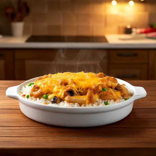 Casseruola di pollo e riso al formaggio Campbell's