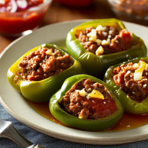 Di's Stuffed Green Peppers