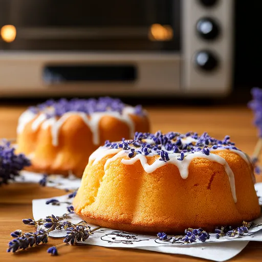 Muffins de Limão e Lavanda