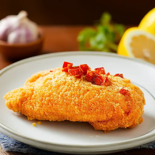 Hava Kızartmada Limonlu Sarımsaklı Parmesanlı Tavuk