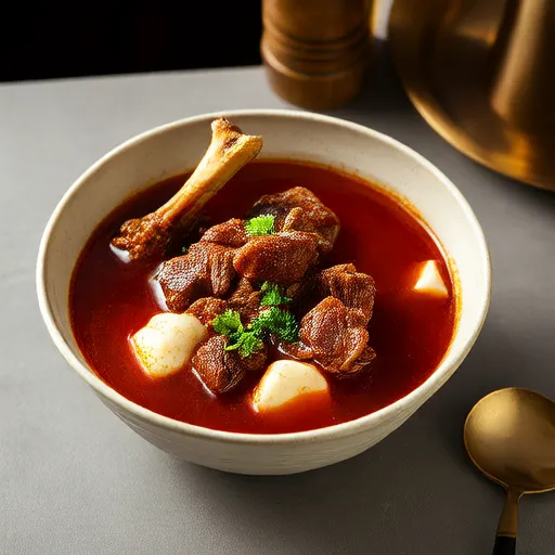 Beef and Beet Borscht