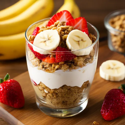 Parfait alle Fragole e Banana