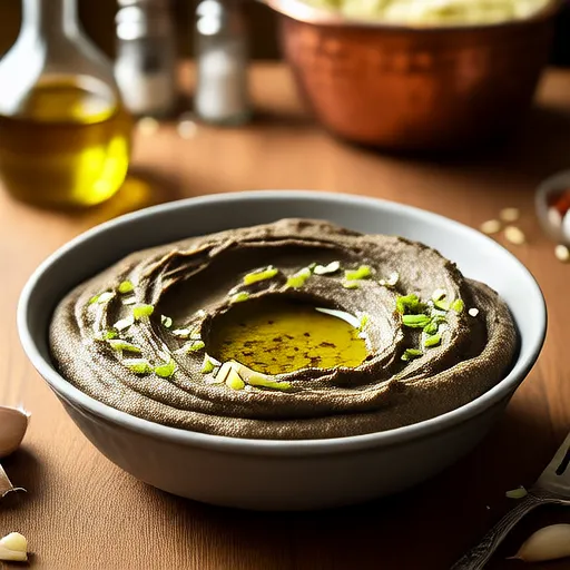 Hummus Kacang Hitam Cepat