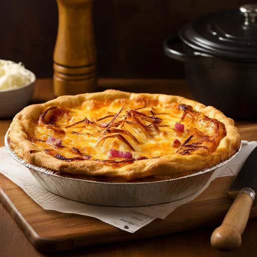 Quiche di Pancetta, Formaggio e Cipolle Caramellate