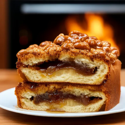 Easy Salted Caramel Apple Pull Apart Bread