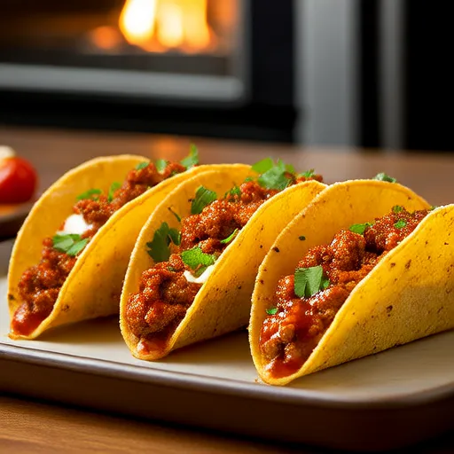 Beef and Bean Tiny Tacos