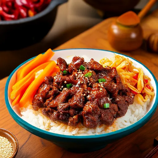 芝麻姜味牛肉卷心菜沙拉