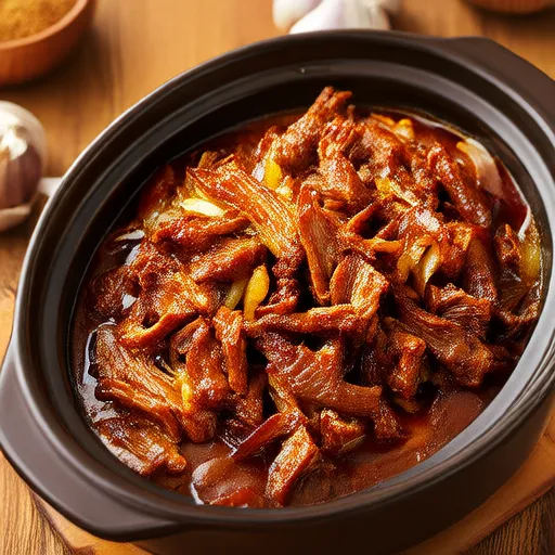 Honey BBQ Pulled Pork in the Slow Cooker