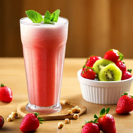 Batido de Kiwi y Fresa