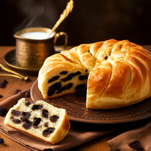 Чайные бисквиты с изюмом