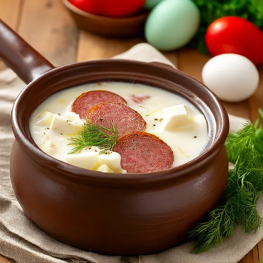 Easter White Borscht
