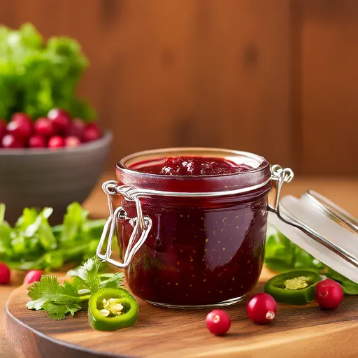 Molho de Cranberry e Jalapeño