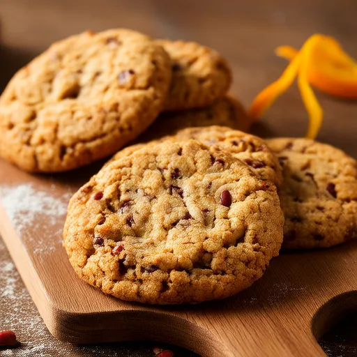 Buchweizen-Orangen-Shortbread-Cookies