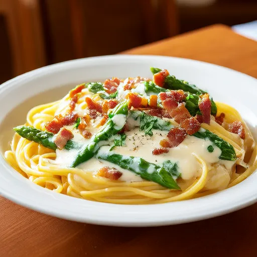 Asparagus Carbonara