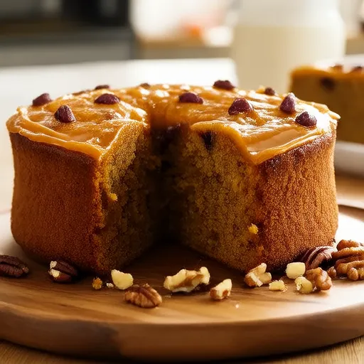 Torta di Carote al Burro Marrone con Glassa al Formaggio Cremoso e Burro Marrone