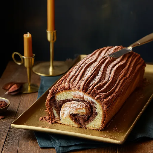 Le Gâteau Marbré au Chocolat Noir de Jan