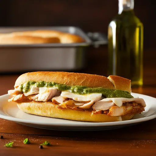 Panini au poulet italien