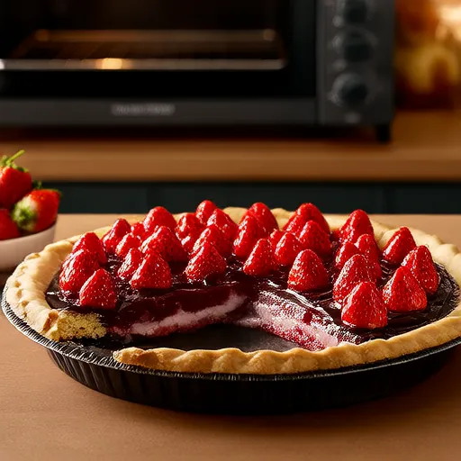 Bánh Dâu Tây Kiểu Deep Dish