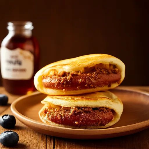 Easy Sausage Pancakes