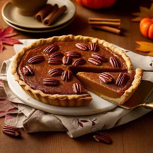 Tarta de Calabaza y Pecanas