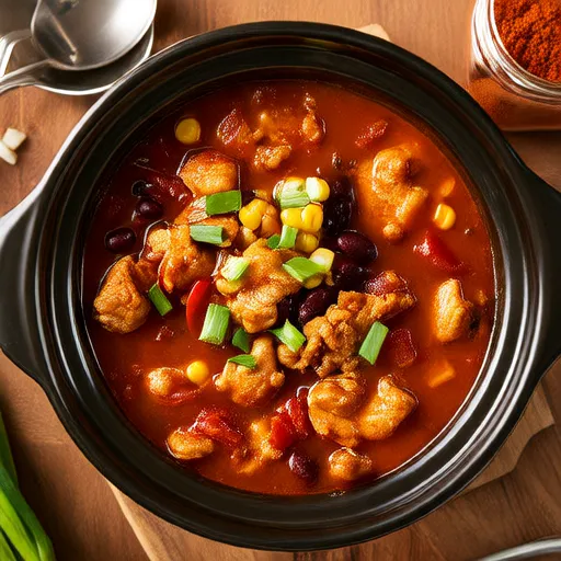 Chili di Pollo Macinato alla Pentola Lenta