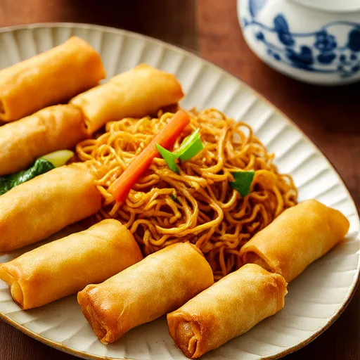 Grandma Nena's Lumpia and Pancit
