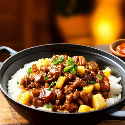 Poêlée de bœuf teriyaki