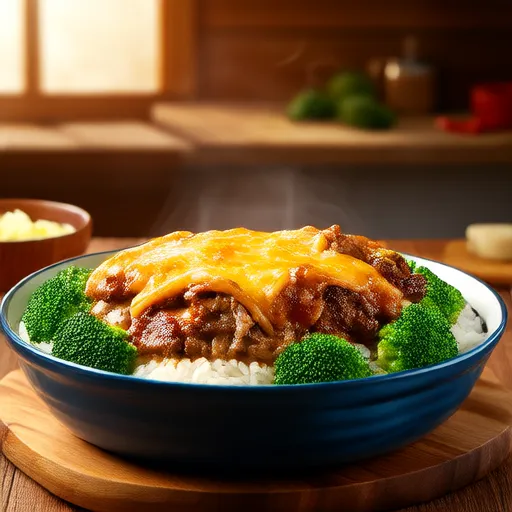 Casseruola di Maiale, Broccoli e Riso