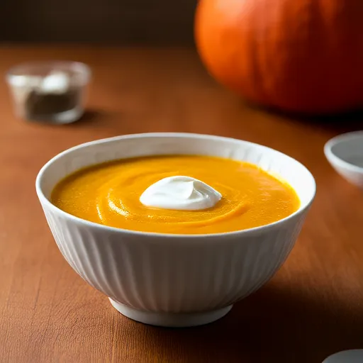 Zuppa di zucca butternut in pentola a pressione