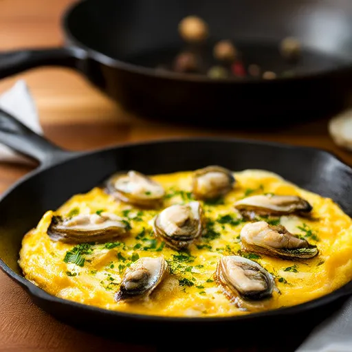 Hangtown Fry with Parmesan and Fresh Herbs