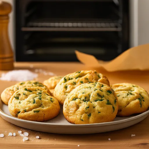 Parmesan Taze Soğanlı Bisküviler