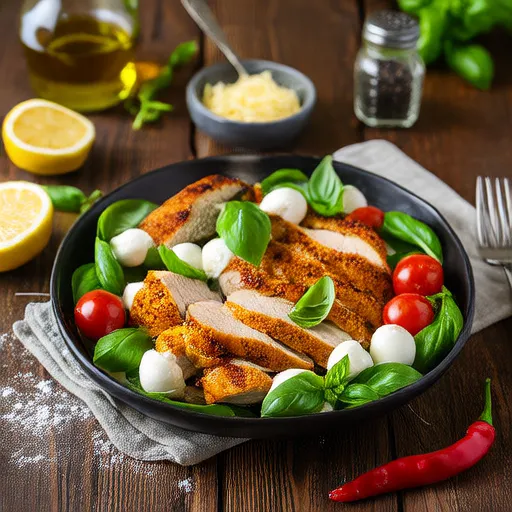 Bruschetta Chicken Pasta Salad