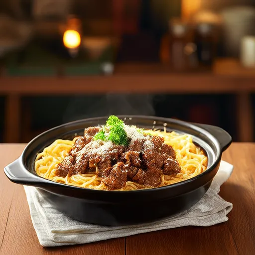 Tek Tencere Dana Kıymalı Stroganoff