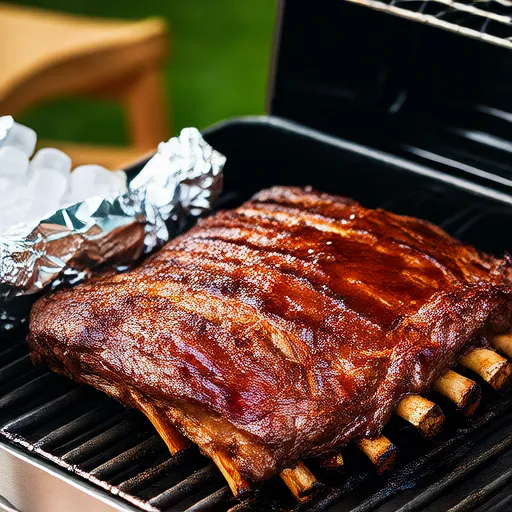 Grilled BBQ Short Ribs with Dry Rub