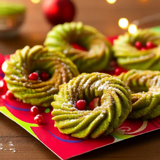 クリスマスコーンフレークリースクッキー