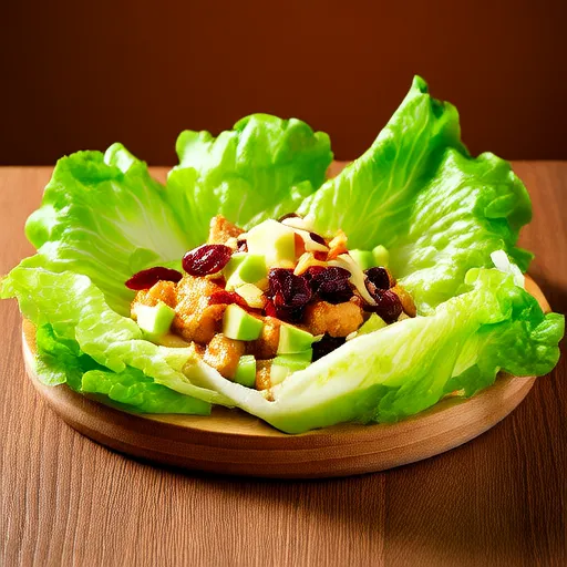 Envolturas de Lechuga con Pollo al Curry