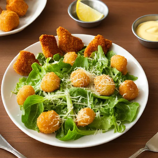 Salada Caesar Crocante de Batata