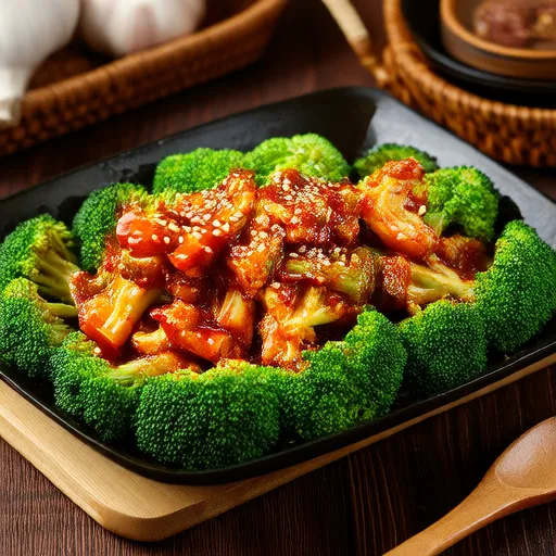 Brócoli Sambal Aplastado