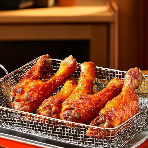Asas de Frango de Fritadeira a Ar com Tempero Seco