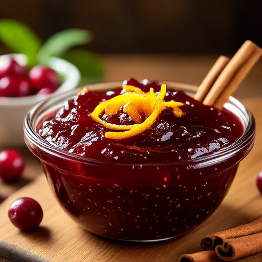 Salsa di Mirtilli Rossi al Sidro di Mele