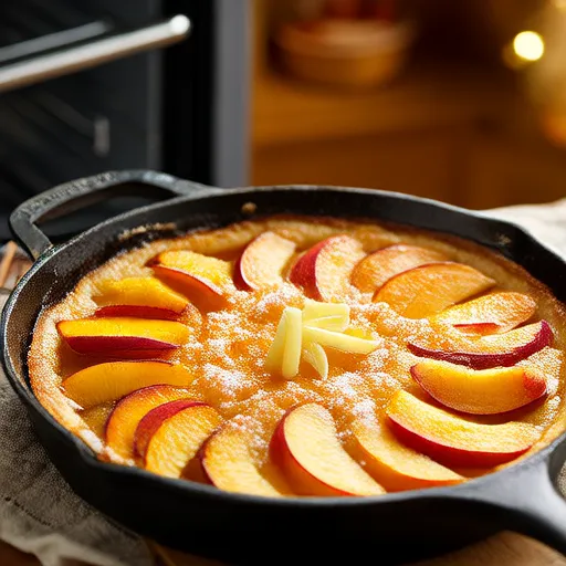 Südstaatlicher Pfirsichkurzkuchen