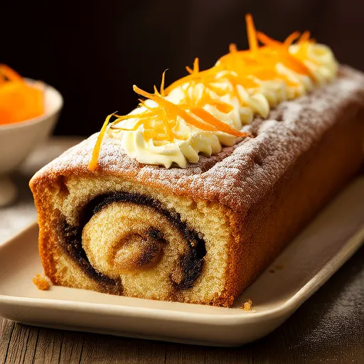 Carrot Cake con vortice di cheesecake al bourbon