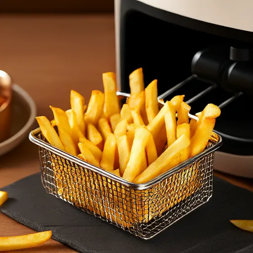 Pommes im Heißluftfritteuse