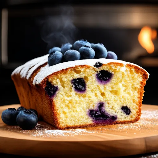 Pane di Granturco ai Mirtilli