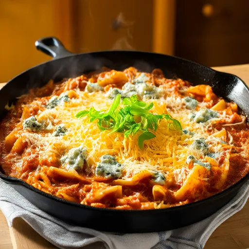 Lasagna Gà Sốt Buffalo