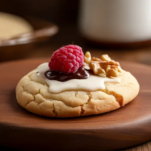 White Chocolate Thumbprint Cookies