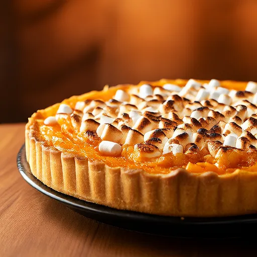 Tarte à la patate douce et à la courge musquée
